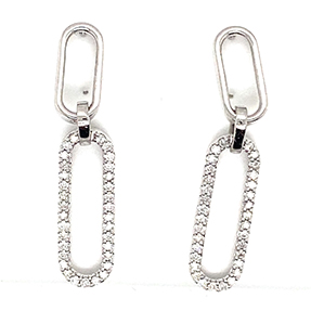 10Kt-white-gold-diamond-paperclip-earrings
