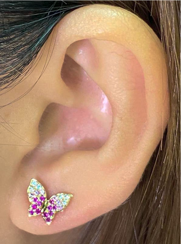 Western Butterfly Earrings | Moner Moto - মনের মতো